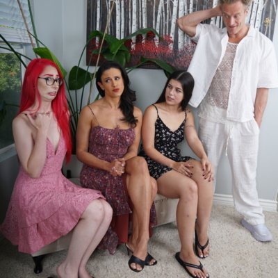 Penny Barber Leo Babe & Lily Winters BGGG 4 Some 2 Full Pajama Sets + Penny Barbers Emerald Green Thong + Matching Photo And Video